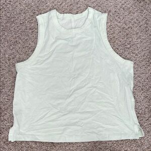 lululemon athletica Light Green Tank Top